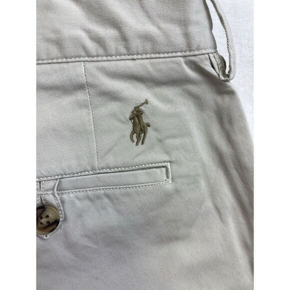 Polo Ralph Lauren Pants Mens 38x30 Chino Stretch Straight Fit Classic Grey - Picture 7 of 11